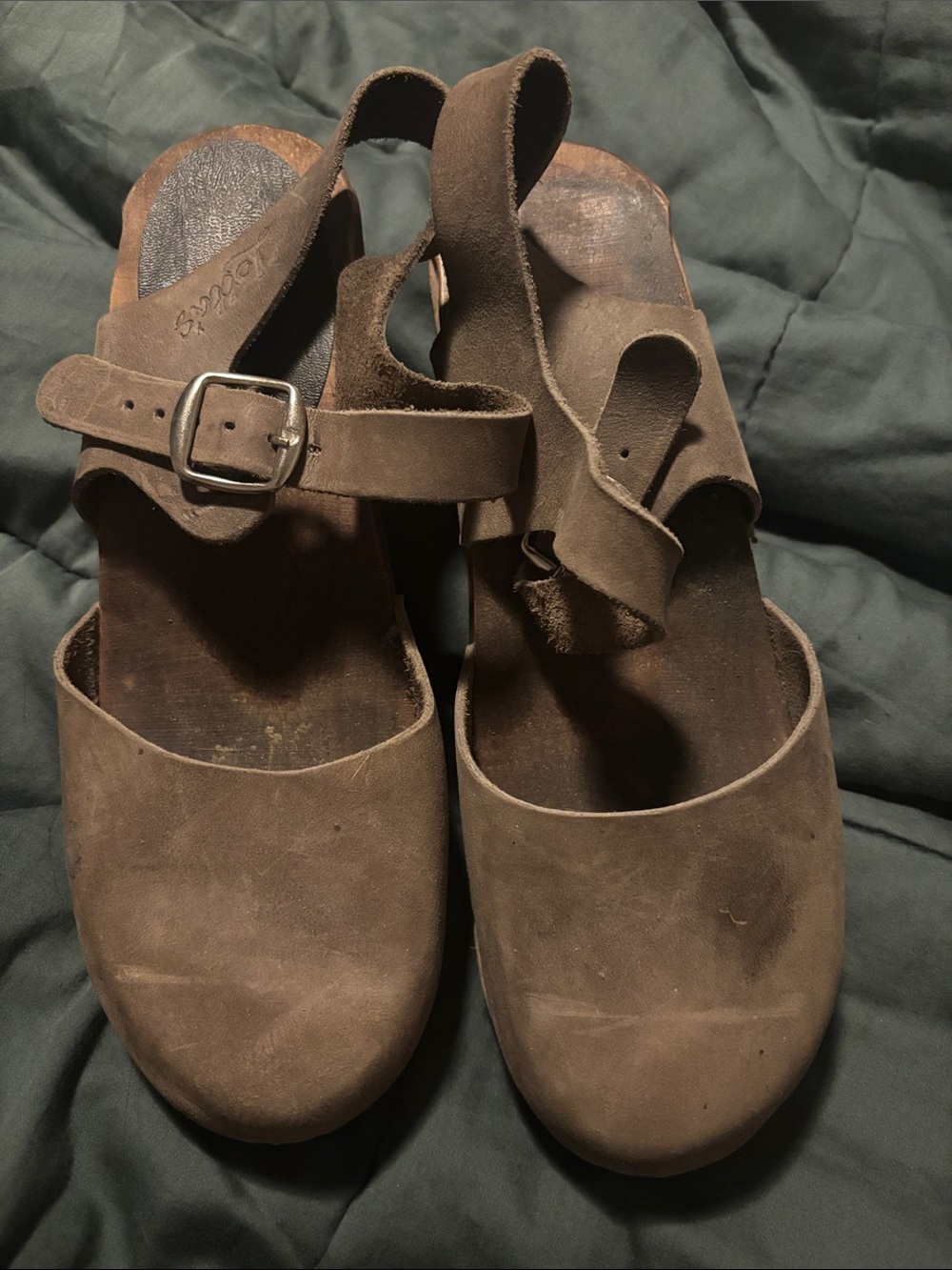 Lotta’s from Stockholm Brown Suede Clogs